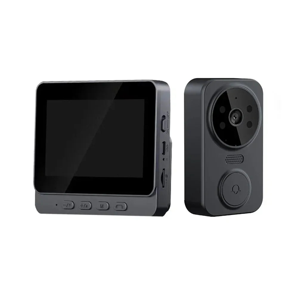 Smart WiFi 2.4G Wireless Doorbells Video Intercom Camera Inteligente Night Vision 4.3inch HD Screen For Security Home Apartment