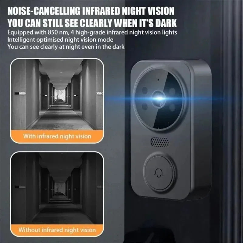 Smart WiFi 2.4G Wireless Doorbells Video Intercom Camera Inteligente Night Vision 4.3inch HD Screen For Security Home Apartment