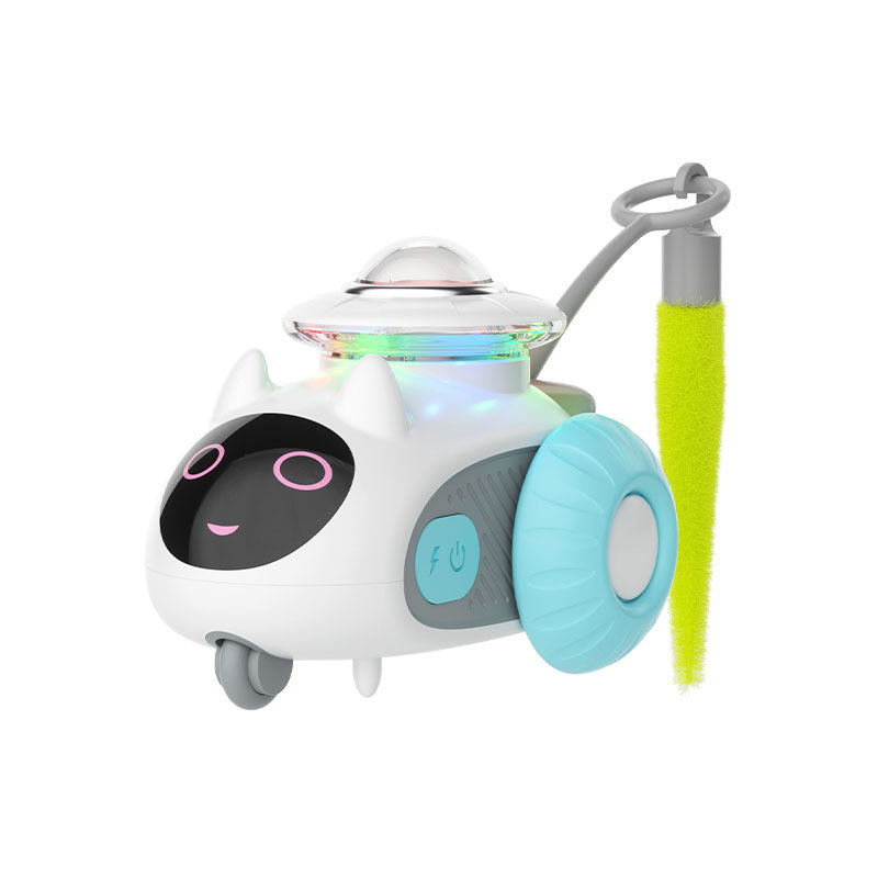 Pet Gravity Smart Racing Car Remote Control Electric Cat Toy Self-Entertaining Mouse Feather Teaser Cat Toy