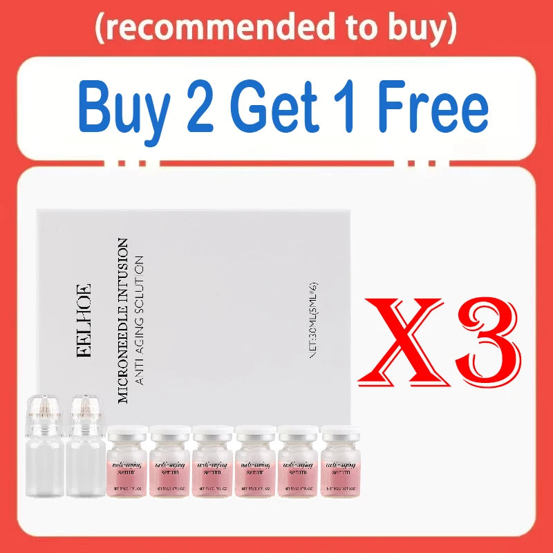 Moisturizing Skincare Kit | 2 Beauty Tools + 6 Daily Facial Serum, Softens Skin, Improves Fine Lines and Enhances Elasticity