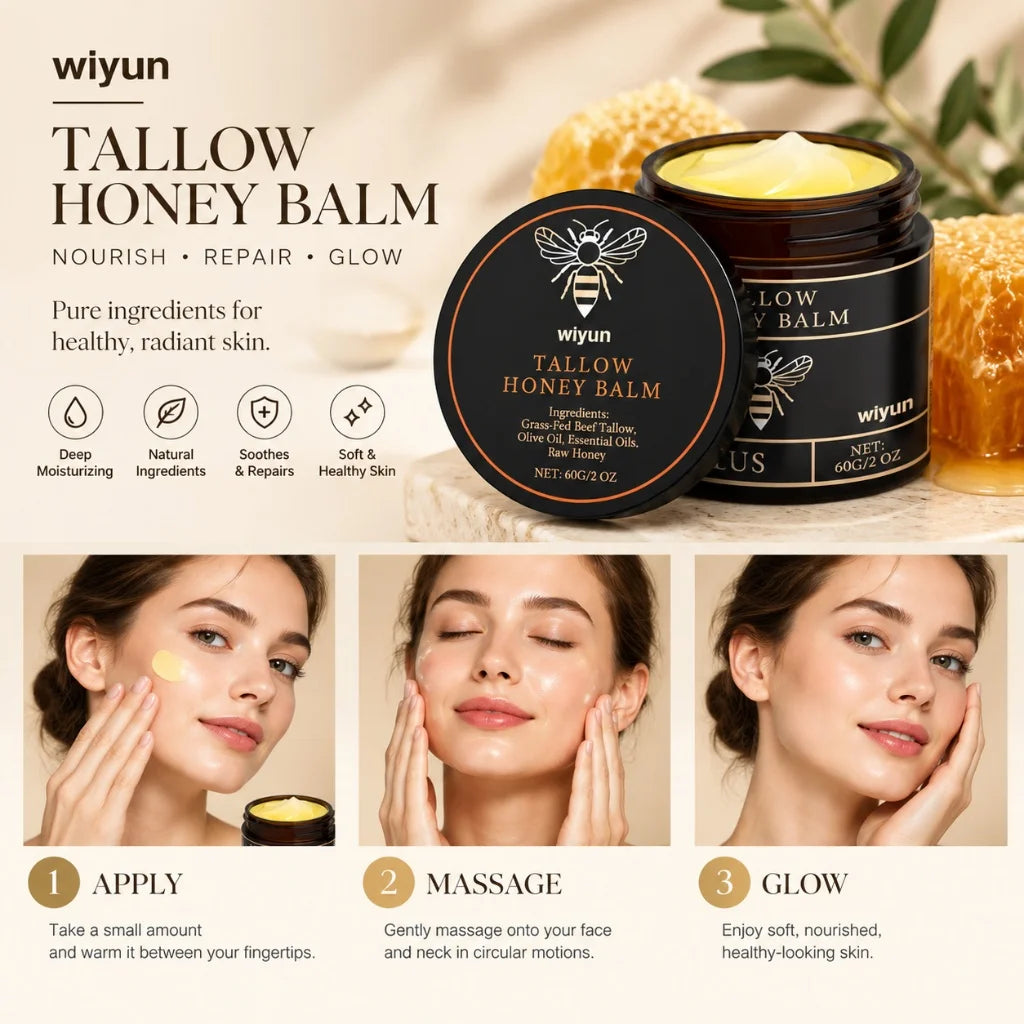 Natural Skin Care Balm Deep Nourishing Moisturizing Balm Barrier Long Lasting Soft Smooth Skin Daily Face Body Skin Care Balm