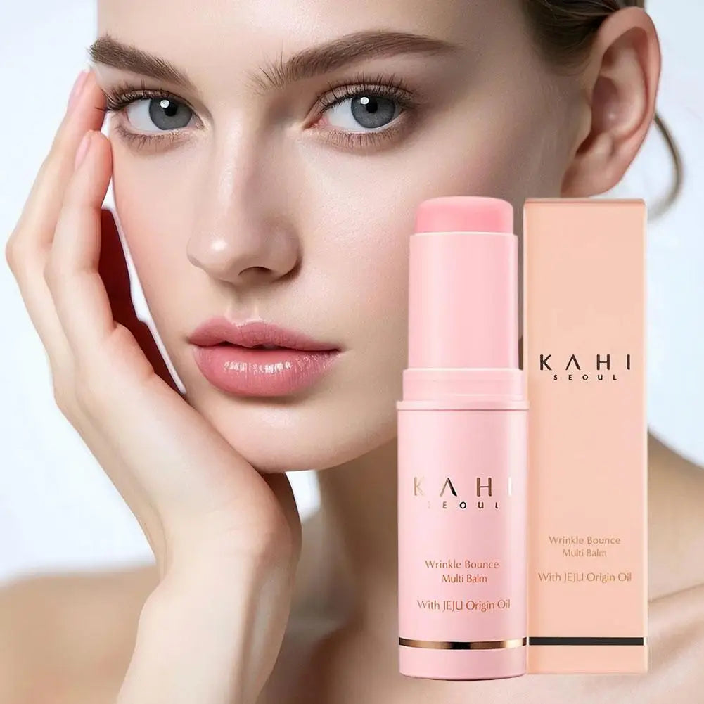 KAHI Multi Balm Stick Korean Skincare Hydrating Stick Wrinkle Bounce Moisturizing Multi Balm Daily Face Moisturizer Stick