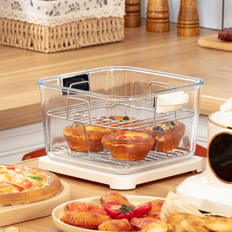 Smart Home Electric Metal Visual Voice Air Fryer Touch-based Control Overheat Protection Multi-Functional Fully Automatic