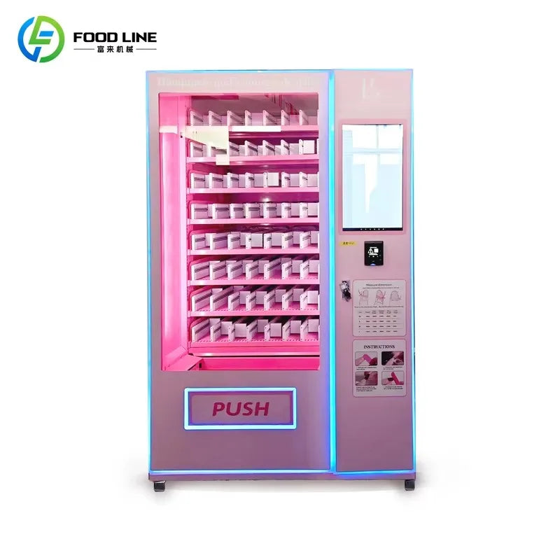 Self-Service Skincare product vending machine with Smart Display, Automated Beauty Product Dispenser for Offices, Hotels