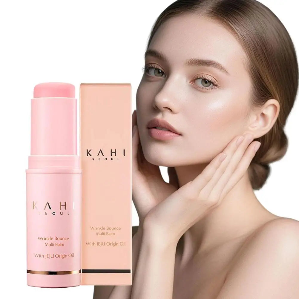 KAHI Multi Balm Stick Korean Skincare Hydrating Stick Wrinkle Bounce Moisturizing Multi Balm Daily Face Moisturizer Stick