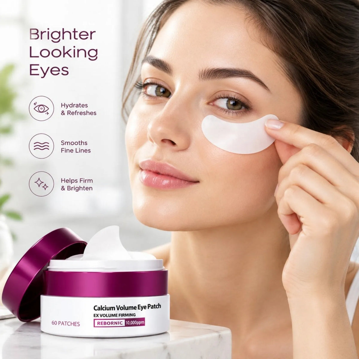 Korean Calcium Skincare Set Multi Balm Stick Cream Serum Eye Patches Moisturizing Anti Aging Reduce Fine Lines Pore Daily Care