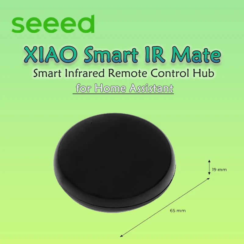 XIAO Smart IR Remote Control Hub for Home Assistant ESP32-C3 Core, Mate Smart Infrared, Haptic Feedback, One-touch Learning