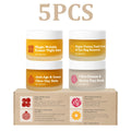 Skincare Set Face Day Night Cream Moisturizing Firming Eye Cream Facial Scrub Exfoliating Nourishing Hydrating Beauty Gift Kit