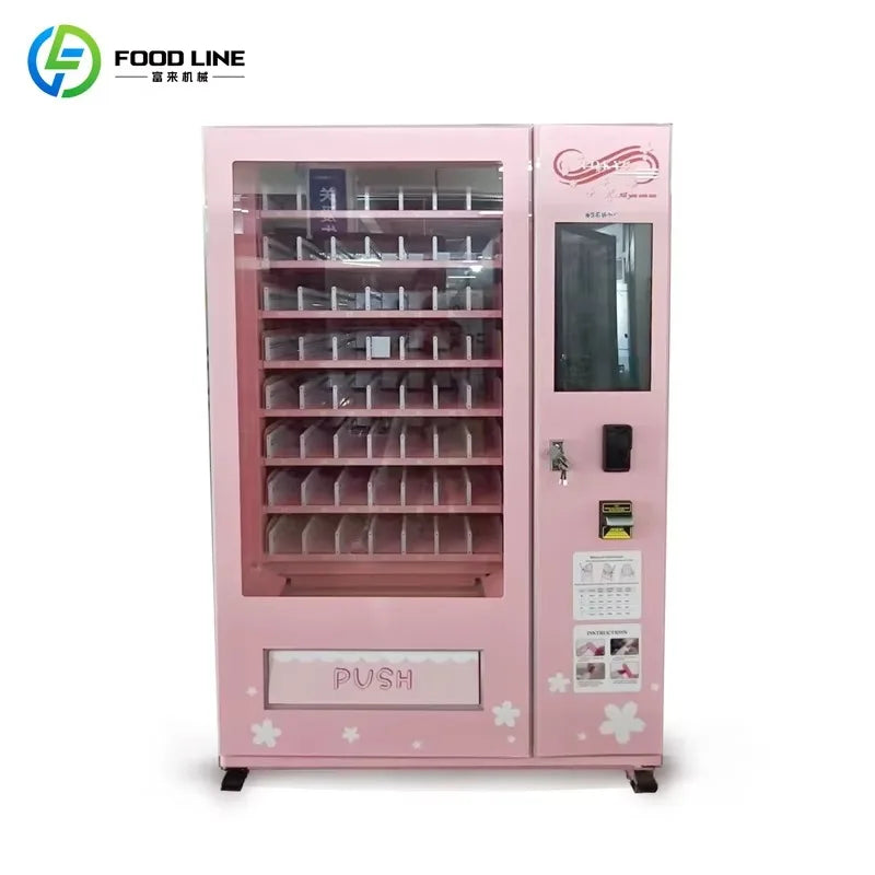 Self-Service Skincare product vending machine with Smart Display, Automated Beauty Product Dispenser for Offices, Hotels