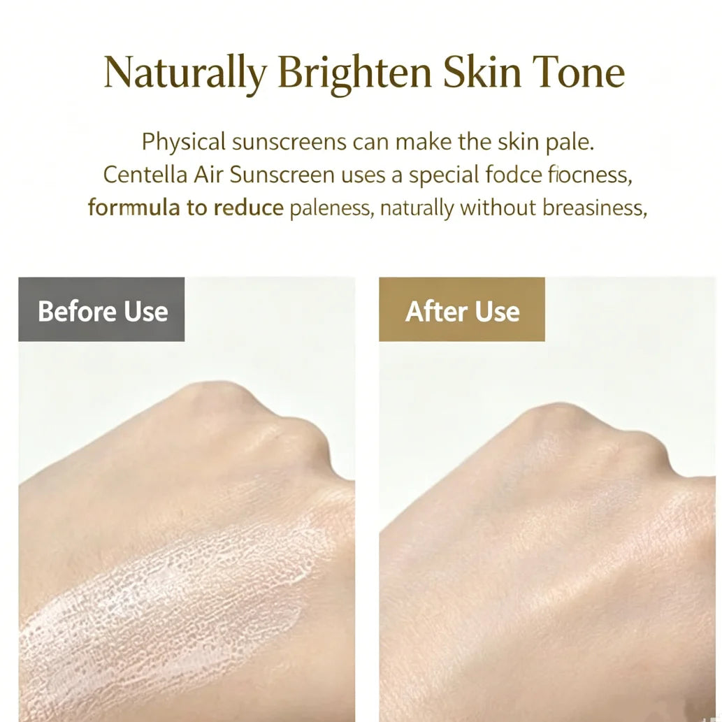 SKIN1004 Centella Air-fit Suncream Plus SPF50+ Sunscreen UV Protection Face Moisturizer Lightweight All Skin Korean Skin Care