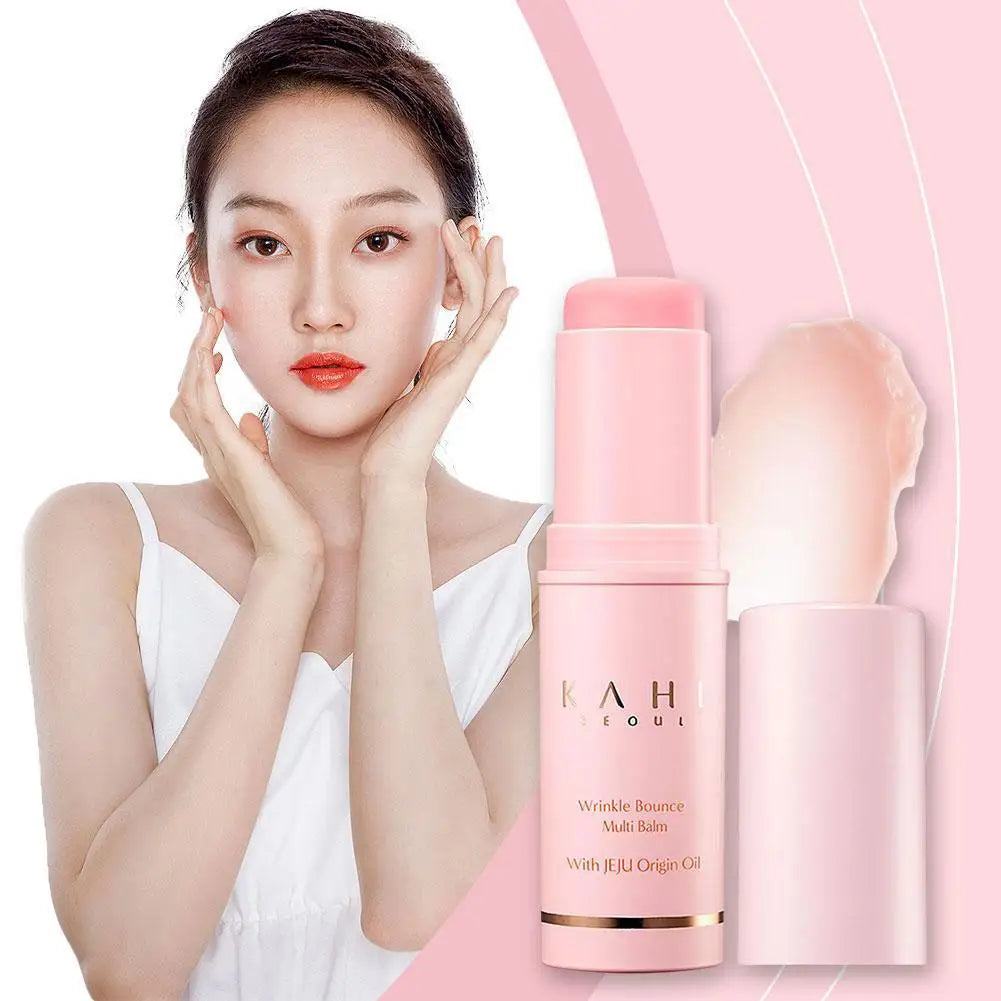 KAHI Multi Balm Stick Korean Skincare Hydrating Stick Wrinkle Bounce Moisturizing Multi Balm Daily Face Moisturizer Stick