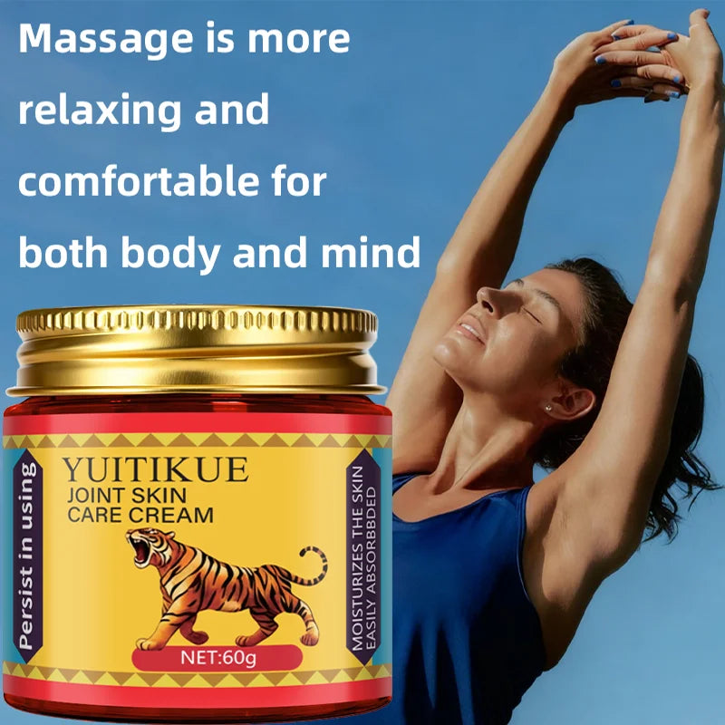 YUITIKUE Joint Skin Care Cream 60g - Multi-Part Massage for Knees, Elbows, Shoulders & Neck, Moisturizes & Relaxes Body & Mind