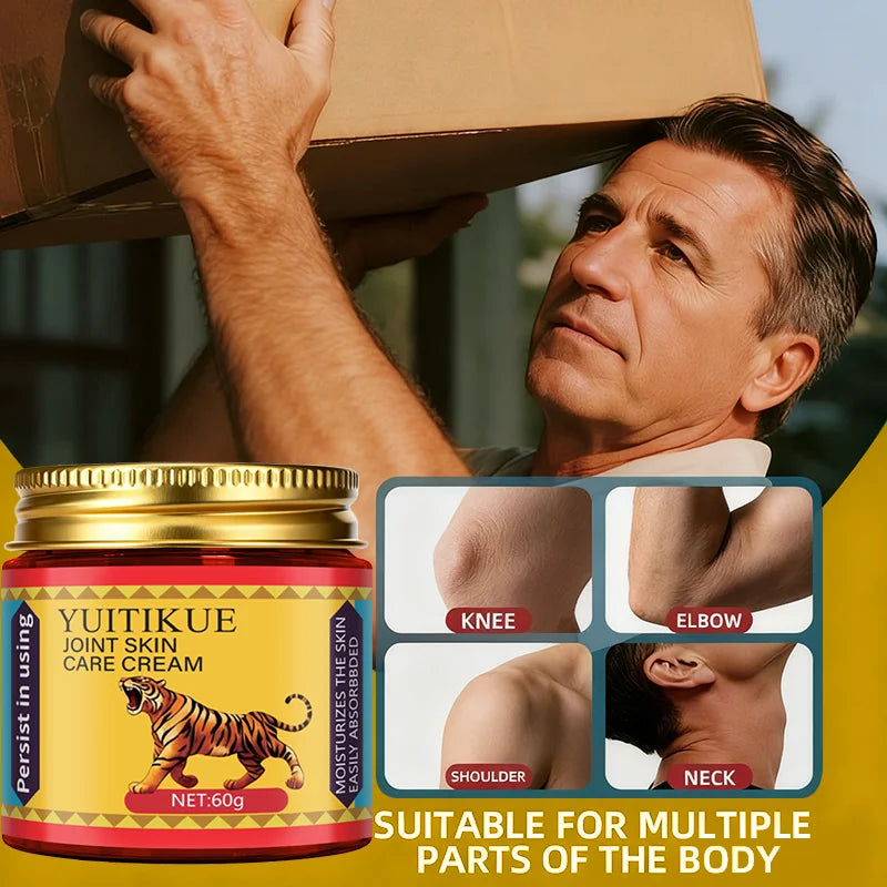 YUITIKUE Joint Skin Care Cream 60g - Multi-Part Massage for Knees, Elbows, Shoulders & Neck, Moisturizes & Relaxes Body & Mind