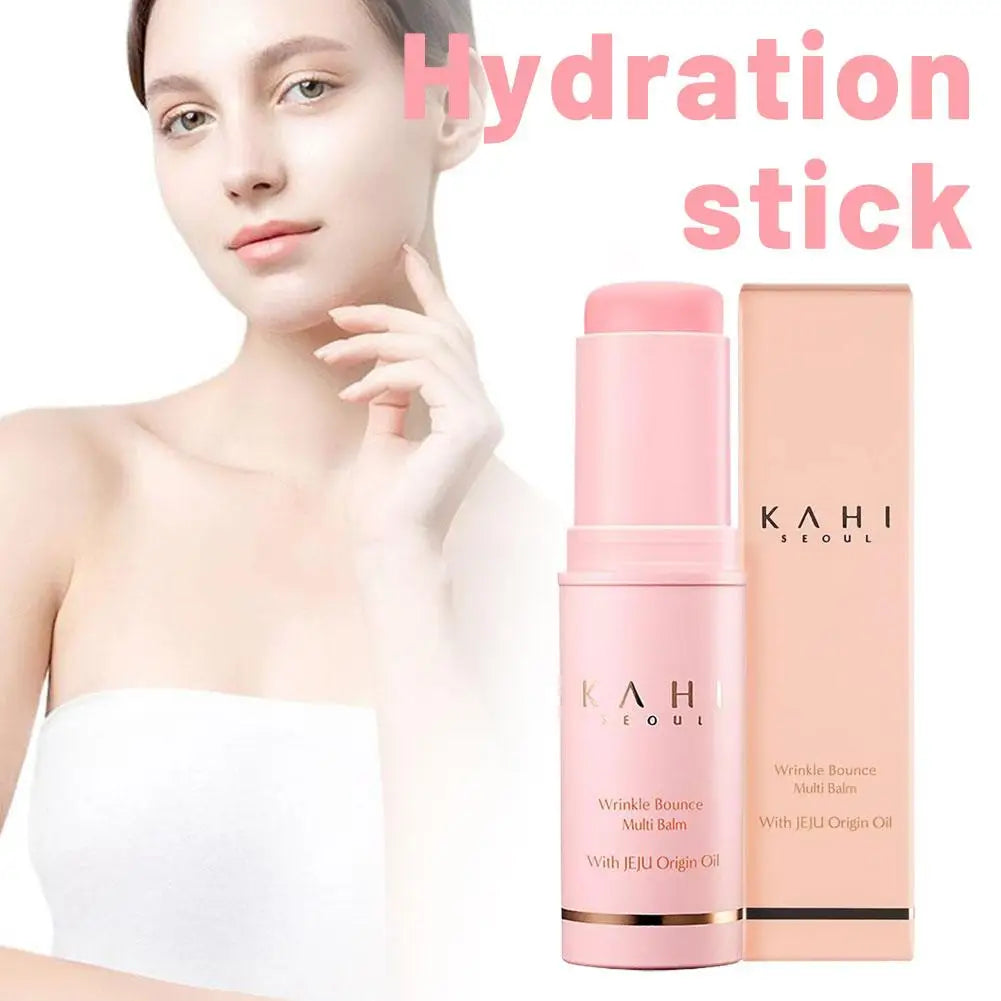 KAHI Multi Balm Stick Korean Skincare Hydrating Stick Wrinkle Bounce Moisturizing Multi Balm Daily Face Moisturizer Stick