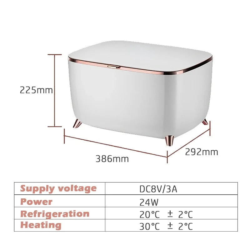 Low-noise application control beauty refrigerator Smart refrigerator is suitable for electric skin care products