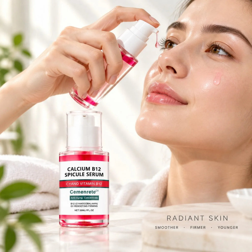 Korean Calcium Skincare Set Multi Balm Stick Cream Serum Eye Patches Moisturizing Anti Aging Reduce Fine Lines Pore Daily Care