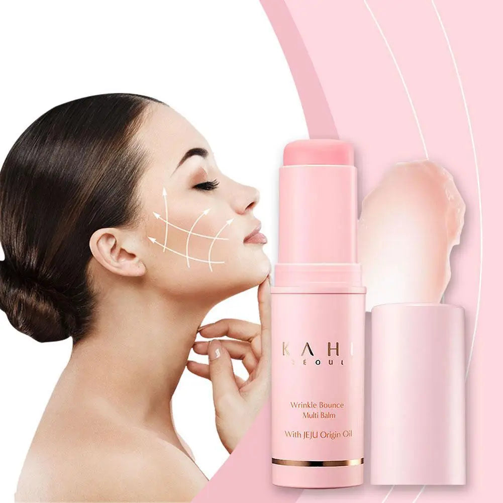 KAHI Multi Balm Stick Korean Skincare Hydrating Stick Wrinkle Bounce Moisturizing Multi Balm Daily Face Moisturizer Stick