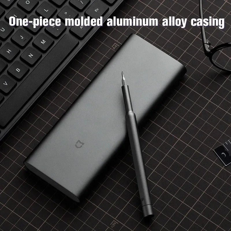 MIJIA 24 in 1 Precision Screwdriver Kit Magnetic S2 Steel Bits Aluminum Case Repair Tool for Electronics Eyeglasses Laptop Phone