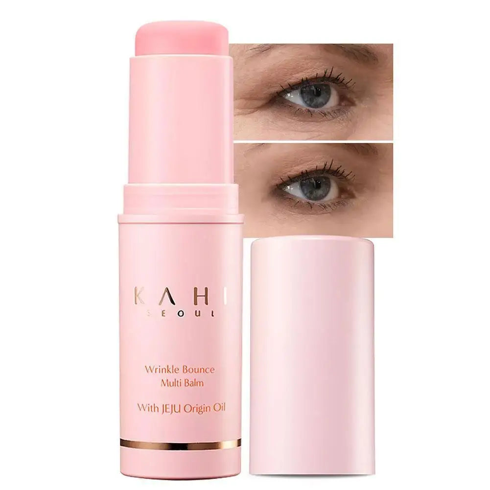 KAHI Multi Balm Stick Korean Skincare Hydrating Stick Wrinkle Bounce Moisturizing Multi Balm Daily Face Moisturizer Stick