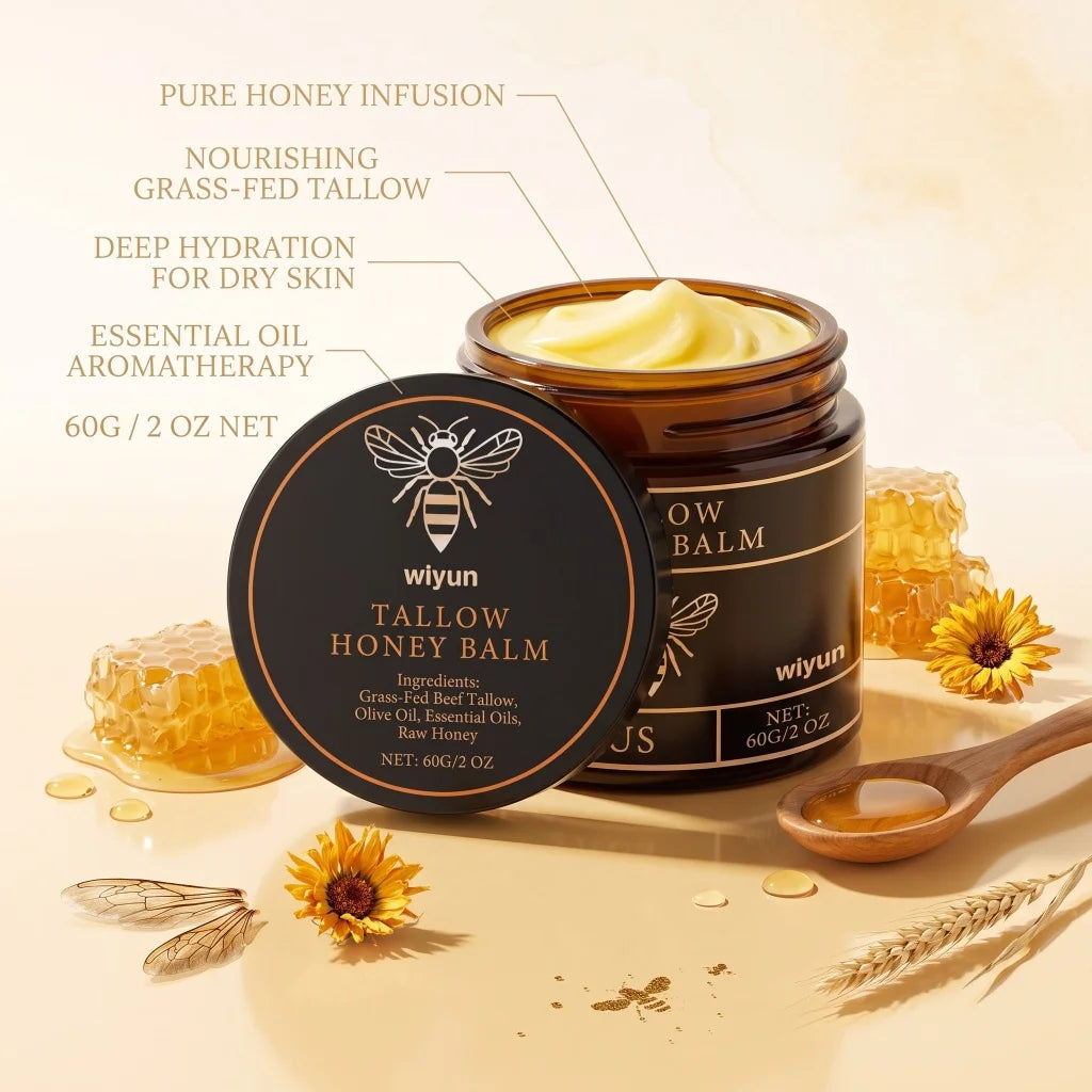 Natural Skin Care Balm Deep Nourishing Moisturizing Balm Barrier Long Lasting Soft Smooth Skin Daily Face Body Skin Care Balm