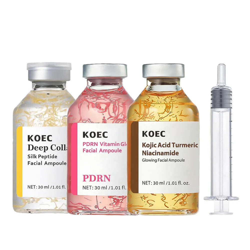 Korean Silk Collagen Essence Serum Deep Peptide Intensive Revitalizing Face Cream Firming Lifting Skin Care 30ml