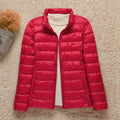 2024 New Women Thin Down Jacket White Duck Down Ultralight Jackets Autumn And Winter Warm Coats Portable Outwear
