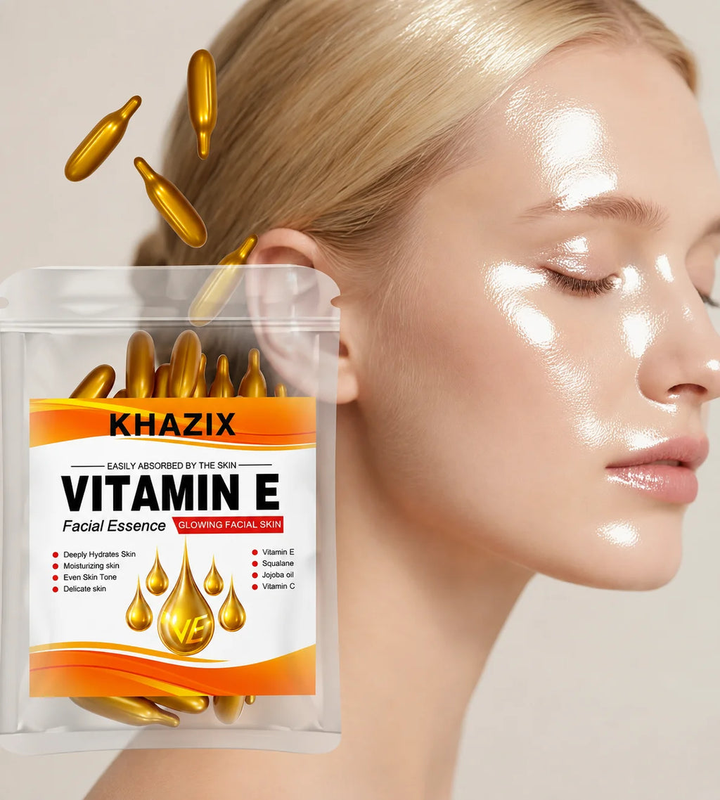 Deep Hydrating Face Serum with Vitamin C Vitamin E Squalane and Jojoba Oil Moisturizing for Smooth Soft Even Looking Skin.