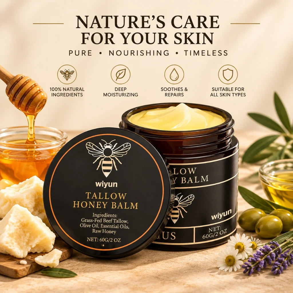 Natural Skin Care Balm Deep Nourishing Moisturizing Balm Barrier Long Lasting Soft Smooth Skin Daily Face Body Skin Care Balm