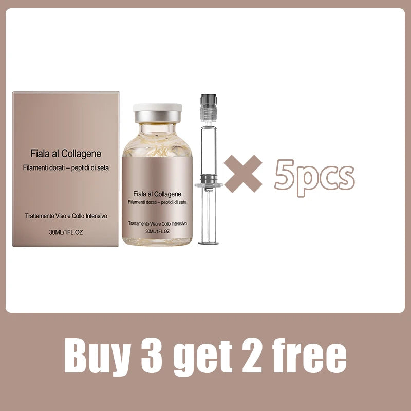 Korean Silk Collagen Essence Serum Deep Peptide Intensive Revitalizing Face Cream Anti-Wrinkle Firming Lifting Skin Care