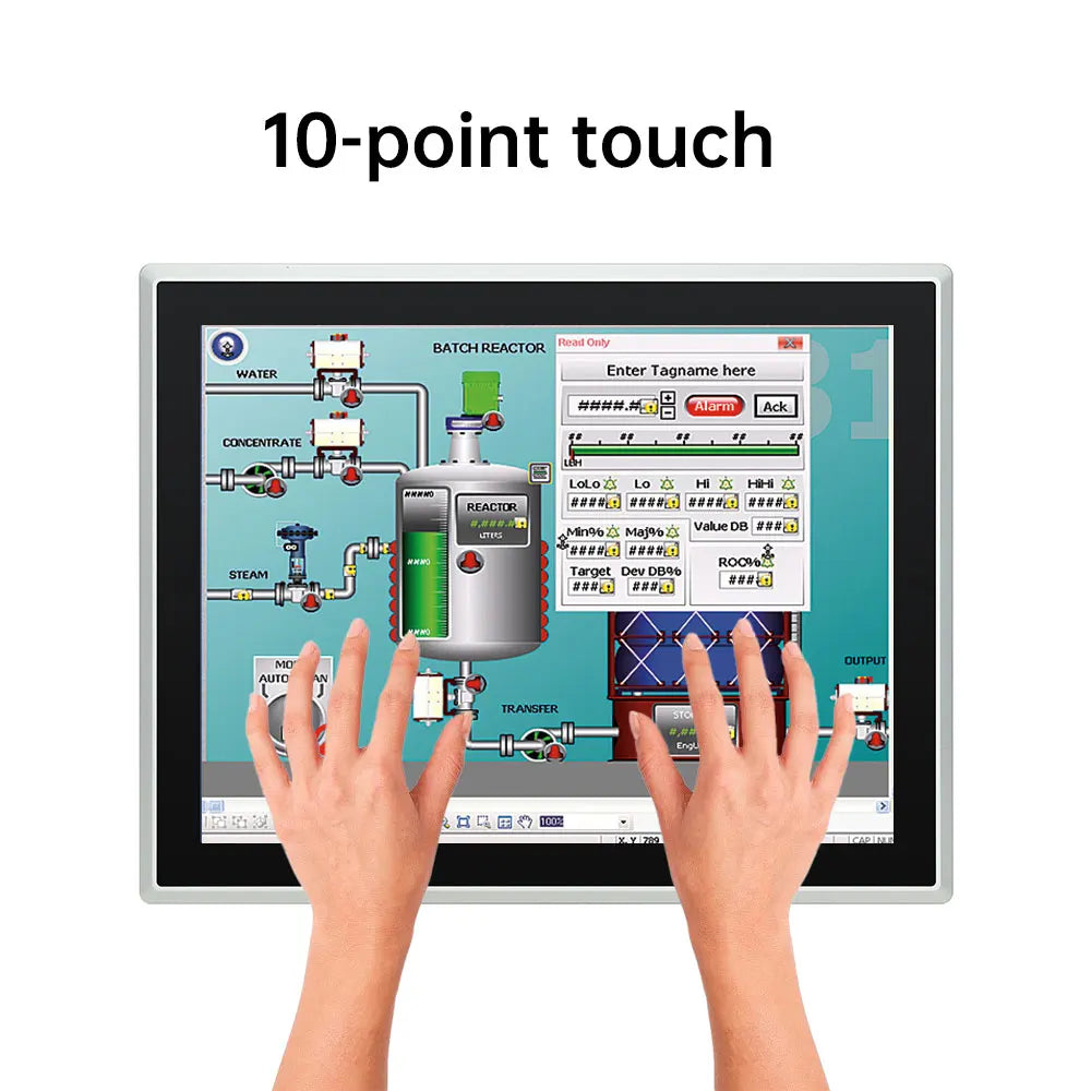 8~23.8 inch Aio Touch Industrial Screen IP65 Touch Screen integrated pc,Aio Industrial Embedded Panel PC TouchScreen Monitor